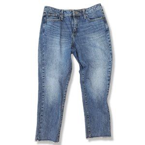 Women's Universal Thread High Rise Straight Jeans Raw Hem
